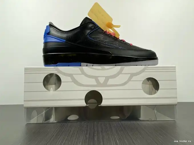 Rep Onekick Black DJ4375-004 Low SP Off-White Retro 2 Jordan Blue 0404
